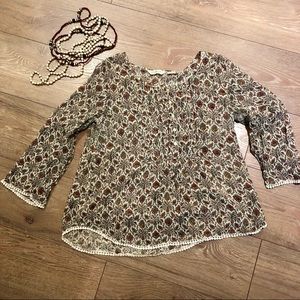Denim & Supply Ralph Lauren light Boho Top , Sz M